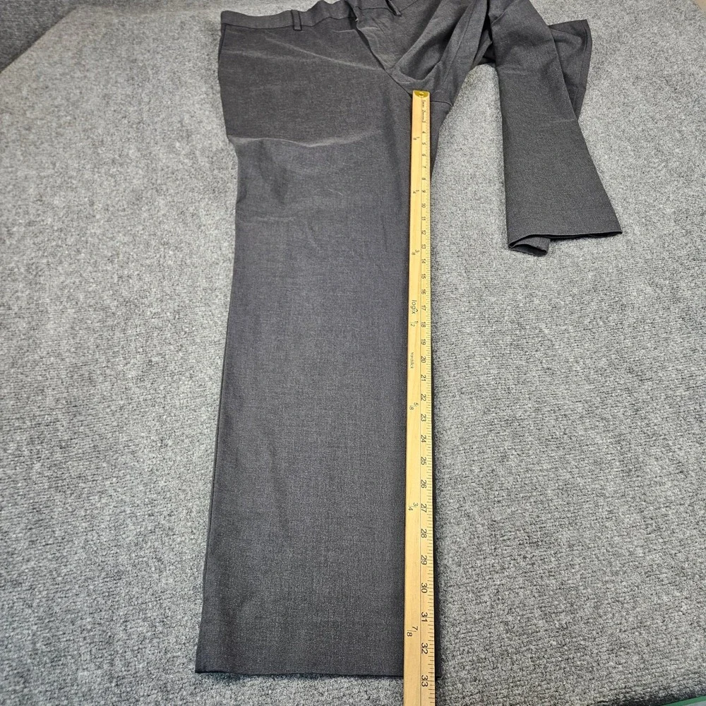 Banana Republic Standard Fit Mens Dress Pants Charcoal Gray 36 Cotton Blend